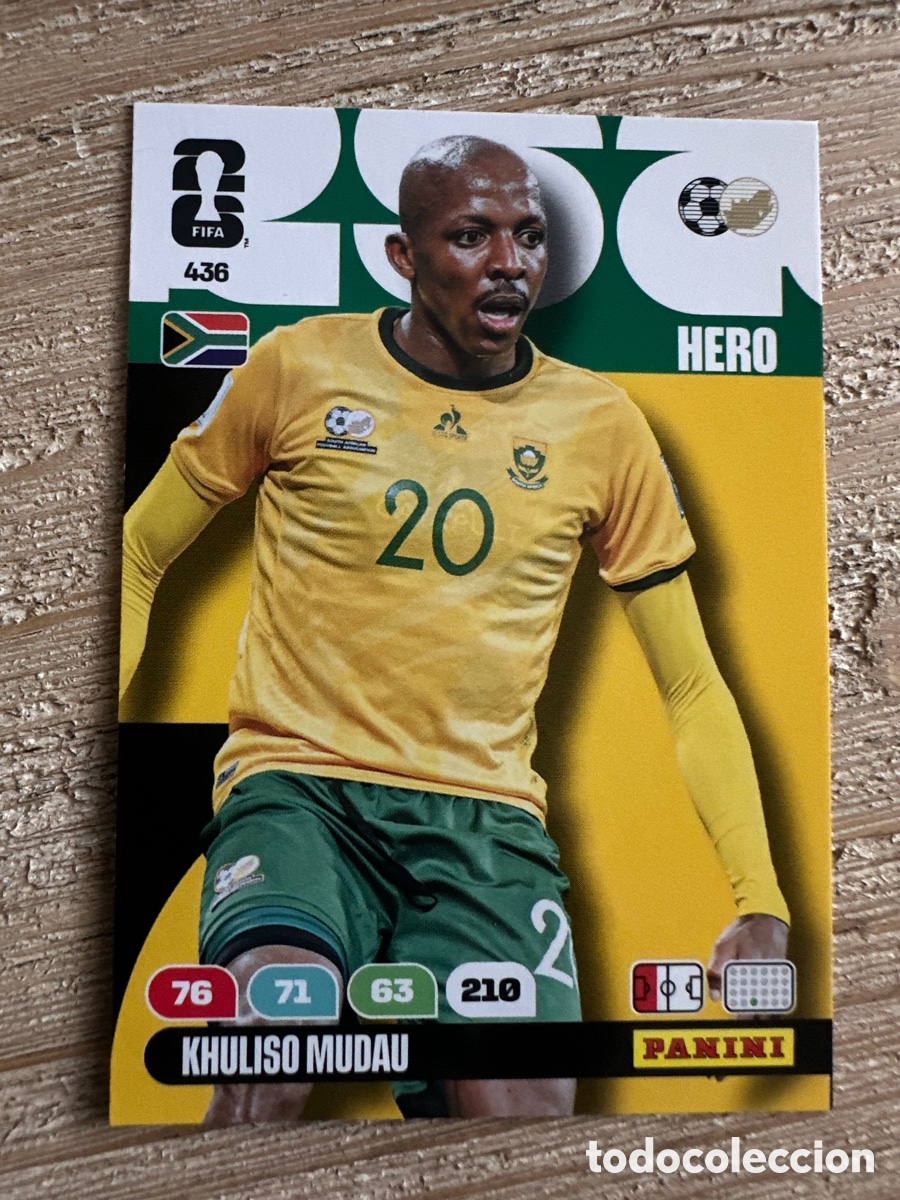 Trading Cards: KHULISO MUDAU SUDAFRICA 436 ADRENALYN XL PANINI MUNDIAL WORLD CUP 2026 USA CAN MEX