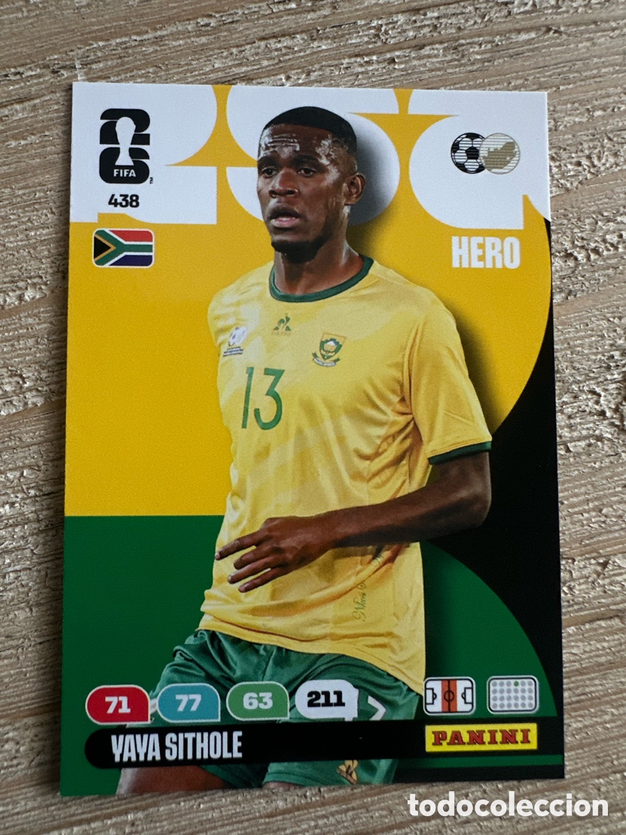 Trading Cards: YAYA SITHOLE SUDAFRICA 438 ADRENALYN XL PANINI MUNDIAL WORLD CUP 2026 USA CAN MEX