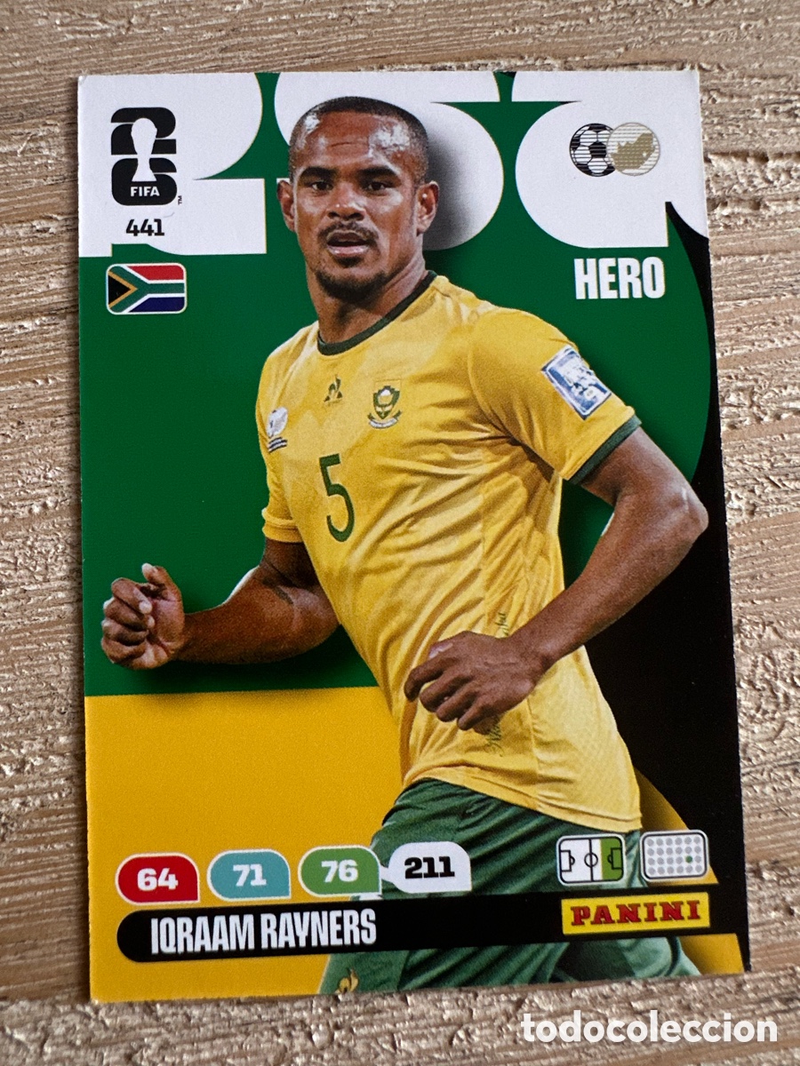 Trading Cards: IQRAAM RAYNERS SUDAFRICA 441 ADRENALYN XL PANINI MUNDIAL WORLD CUP 2026 USA CAN MEX