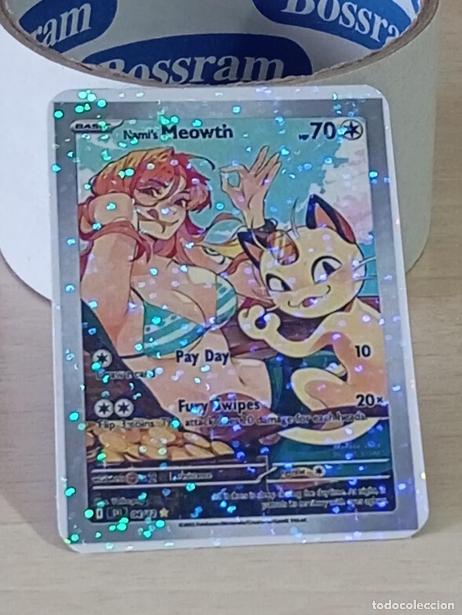Trading Cards: Carta Pok&eacute;mon Proxy Nami's Meowth Fan Made