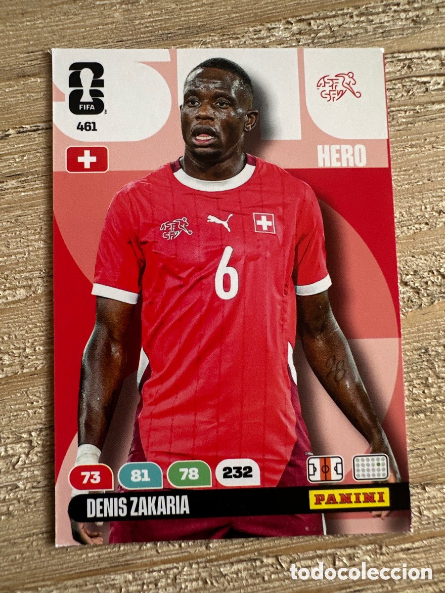 Trading Cards: DENIS ZAKARIA SUIZA 461 ADRENALYN XL PANINI MUNDIAL WORLD CUP 2026 USA CAN MEX