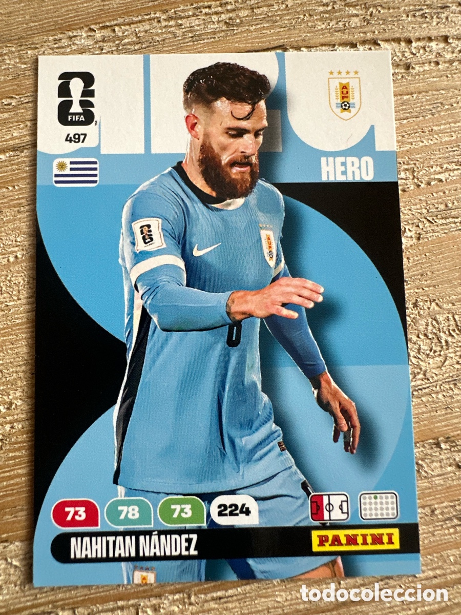 Trading Cards: NAHITAN NANDEZ URUGUAY 497 ADRENALYN XL PANINI MUNDIAL WORLD CUP 2026 USA CAN MEX