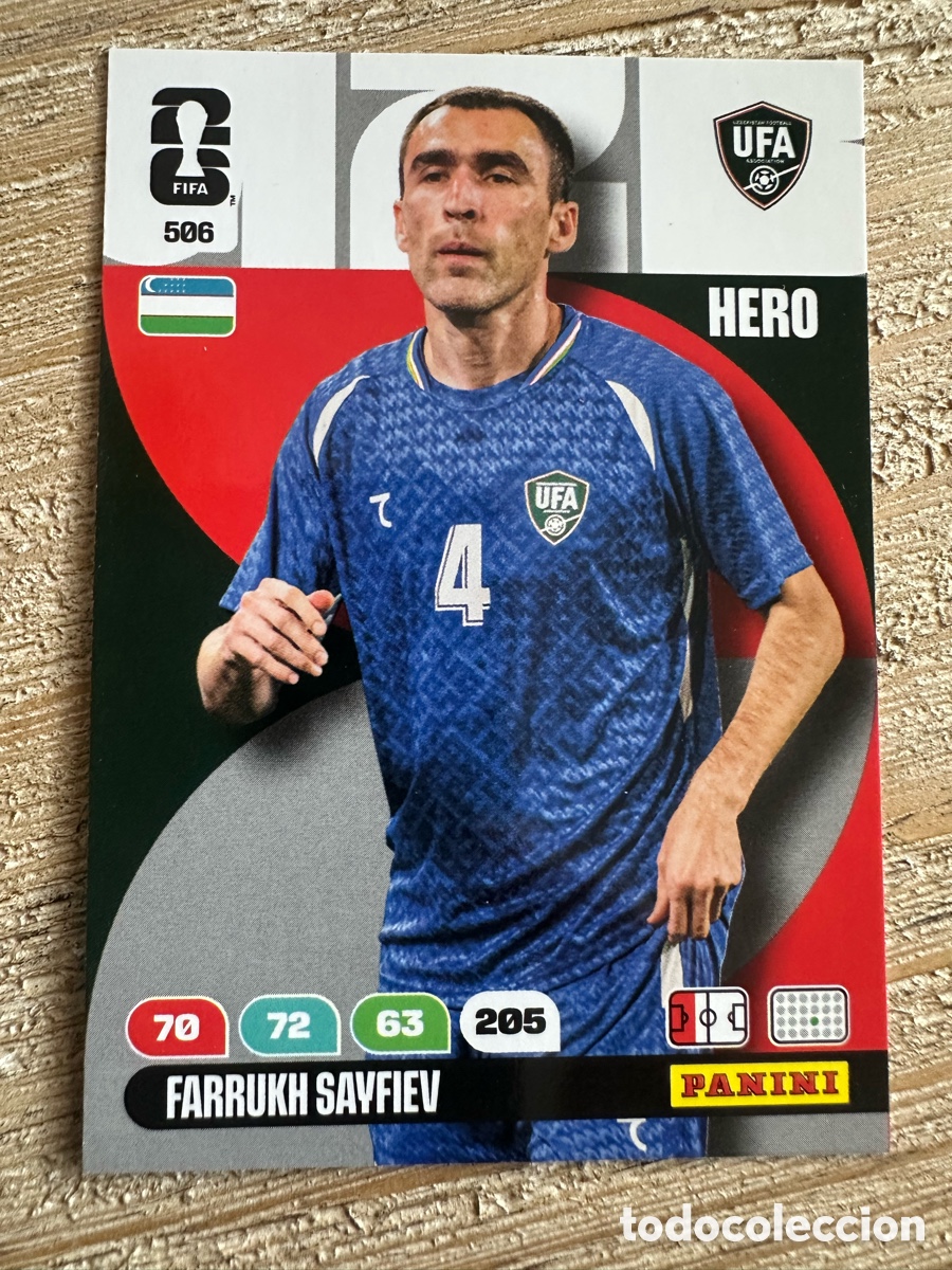 Trading Cards: FARRUKH SAYFIEV UZBEKISTAN 506 ADRENALYN XL PANINI MUNDIAL WORLD CUP 2026 USA CAN MEX