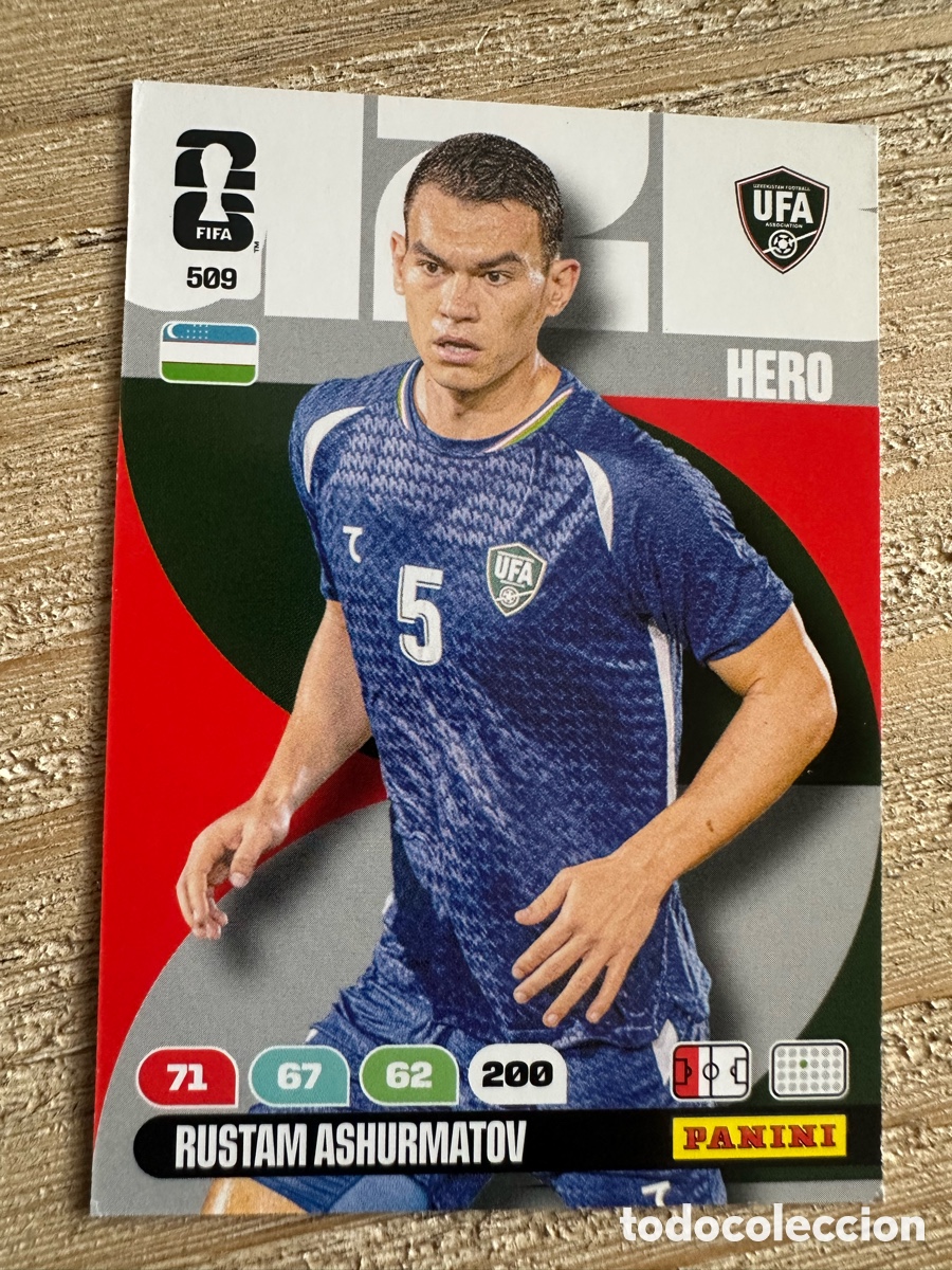 Trading Cards: RUSTAM ASHURMATOV UZBEKISTAN 509 ADRENALYN XL PANINI MUNDIAL WORLD CUP 2026 USA CAN MEX