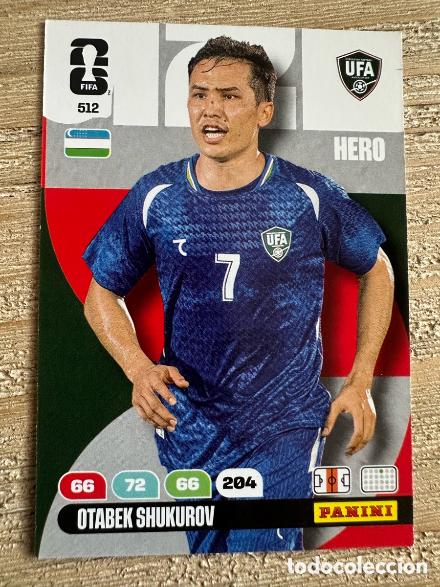 Trading Cards: OTABEK SHUKUROV UZBEKISTAN 512 ADRENALYN XL PANINI MUNDIAL WORLD CUP 2026 USA CAN MEX