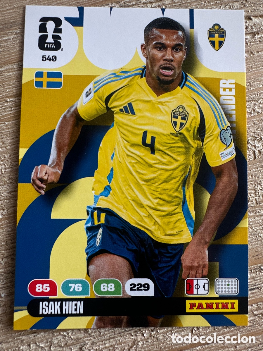Trading Cards: ISAK HIEN SUECIA 540 ADRENALYN PANINI MUNDIAL WORLD CUP 2026 USA CAN MEX