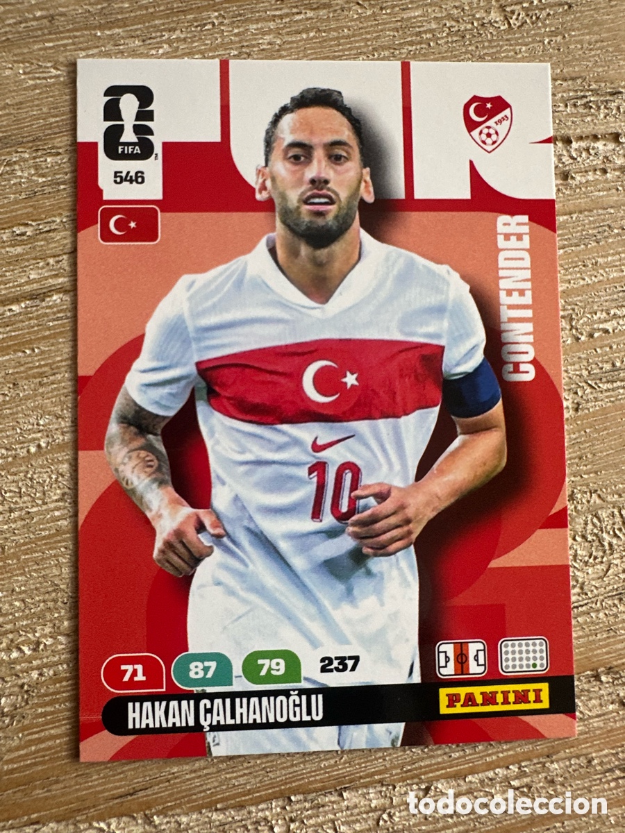 Trading Cards: HAKAN CALHANOGLU TURQUIA 546 ADRENALYN PANINI MUNDIAL WORLD CUP 2026 USA CAN MEX