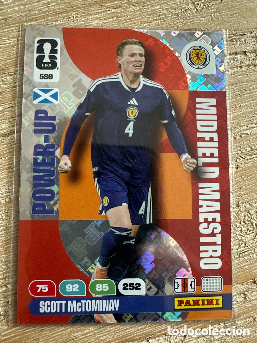 Trading Cards: SCOTT MCTOMINAY ESCOCIA MIDFIELD MAESTRO 580 ADRENALYN XL PANINI MUNDIAL WORLD CUP 2026 USA CAN MEX