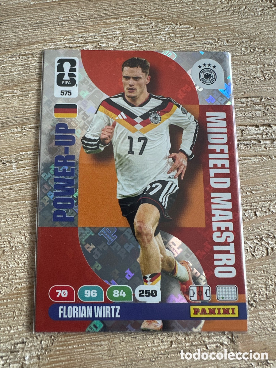 Trading Cards: FLORIAN WIRTZ ALEMANIA MIDFIELD MAESTRO 575 ADRENALYN XL PANINI MUNDIAL WORLD CUP 2026 USA CAN MEX