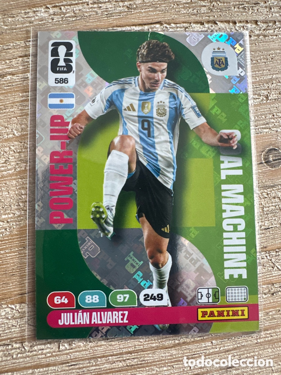 Trading Cards: JULIAN ALVAREZ ARGENTINA 586 GOAL MACHINE ADRENALYN XL PANINI MUNDIAL WORLD CUP 2026 USA CAN MEX