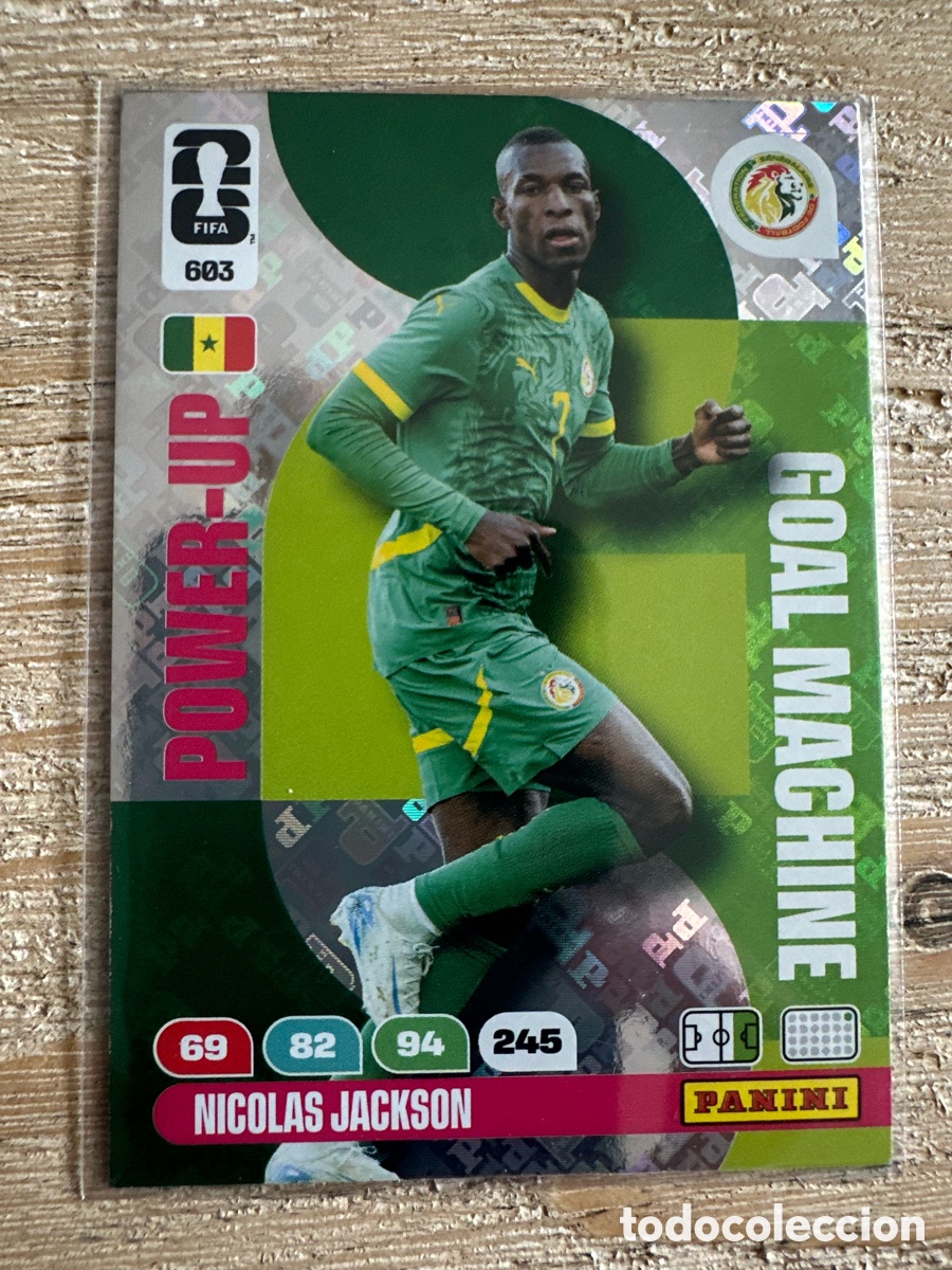 Trading Cards: NICOLAS JACKSON SENEGAL 603 GOAL MACHINE ADRENALYN XL PANINI MUNDIAL WORLD CUP 2026 USA CAN MEX