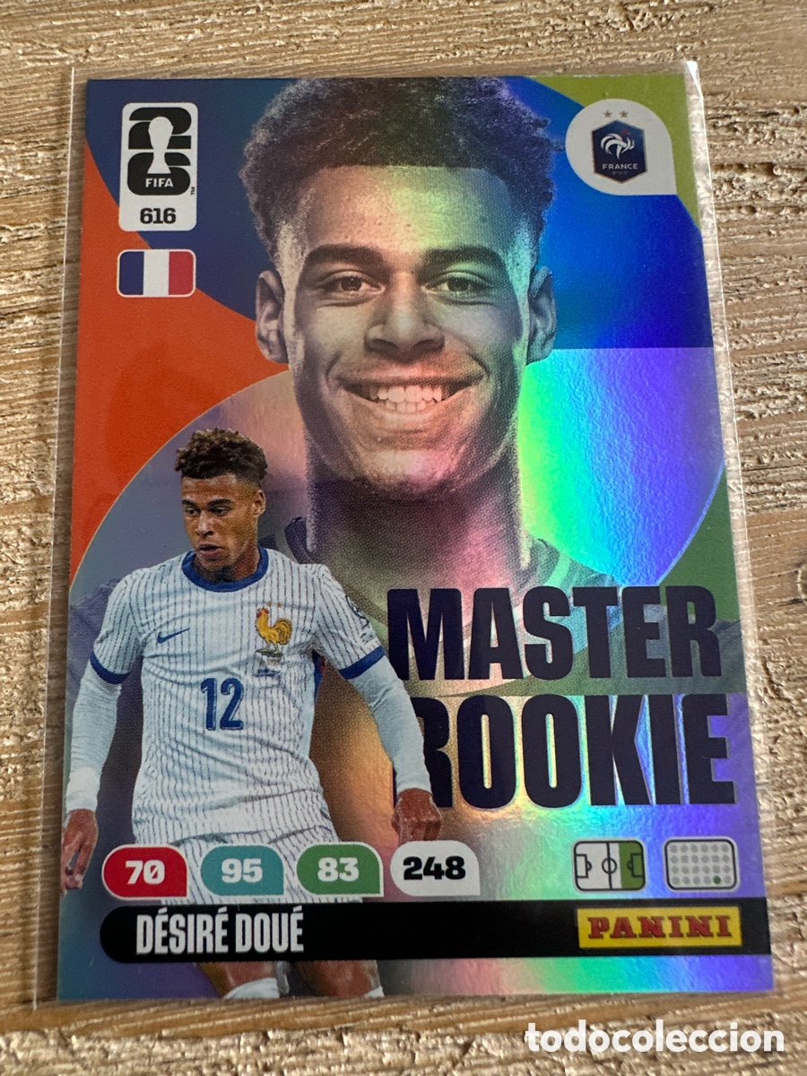Trading Cards: DESIRE DOUE FRANCIA 616 MASTER ROOKIE ADRENALYN XL PANINI MUNDIAL WORLD CUP 2026 USA CAN MEX