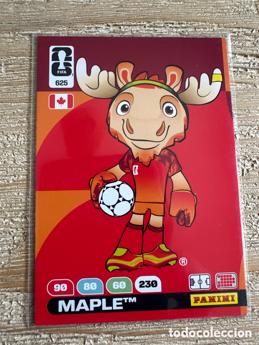 Trading Cards: MAPLE CANADA MASCOT OFFICIAL 625 ADRENALYN XL PANINI MUNDIAL WORLD CUP 2026 USA CAN MEX