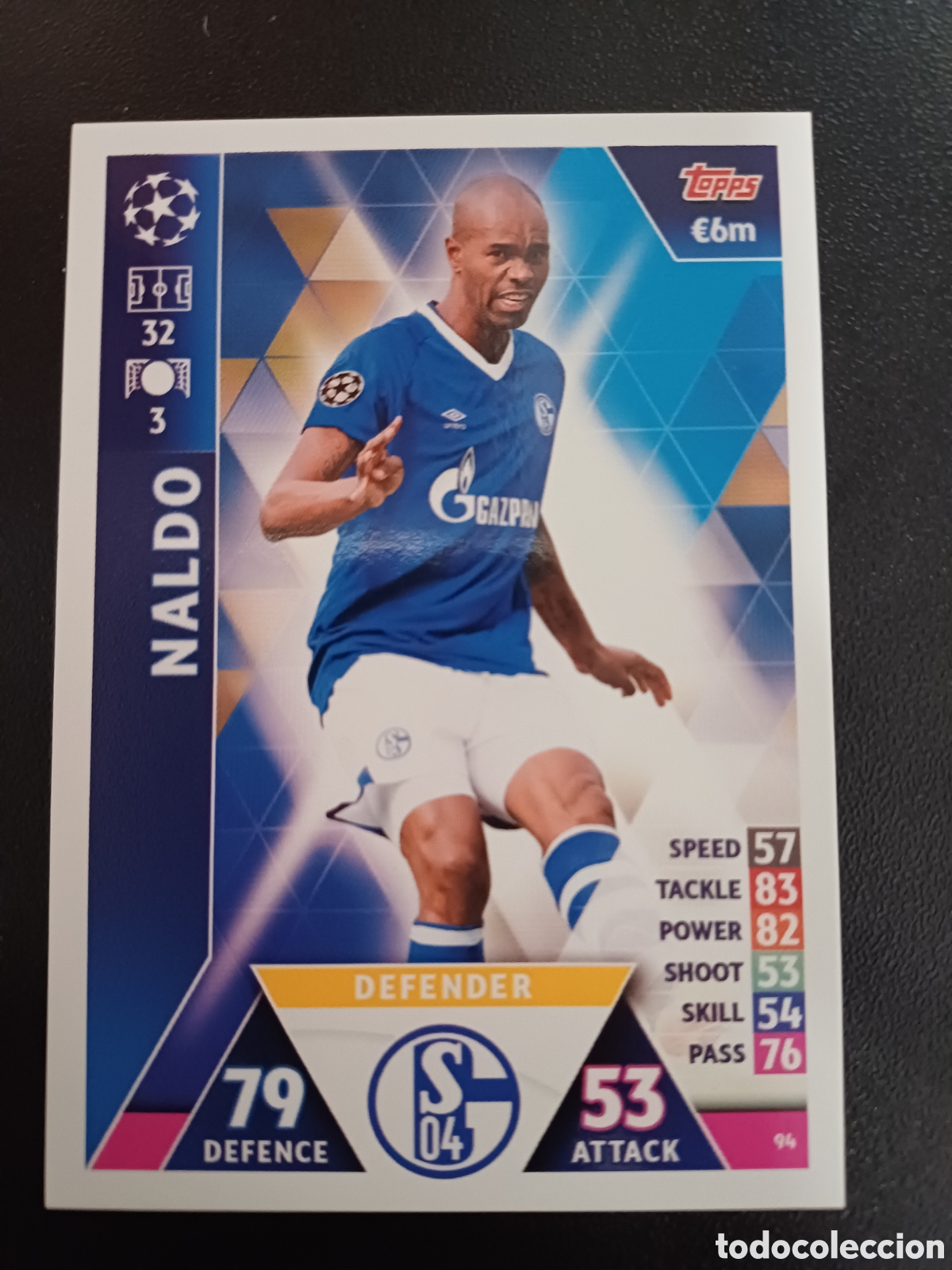 Sammelkarten: #094 NALDO FC SCHALKE 04 TOPPS MATCH ATTAX 2018/19