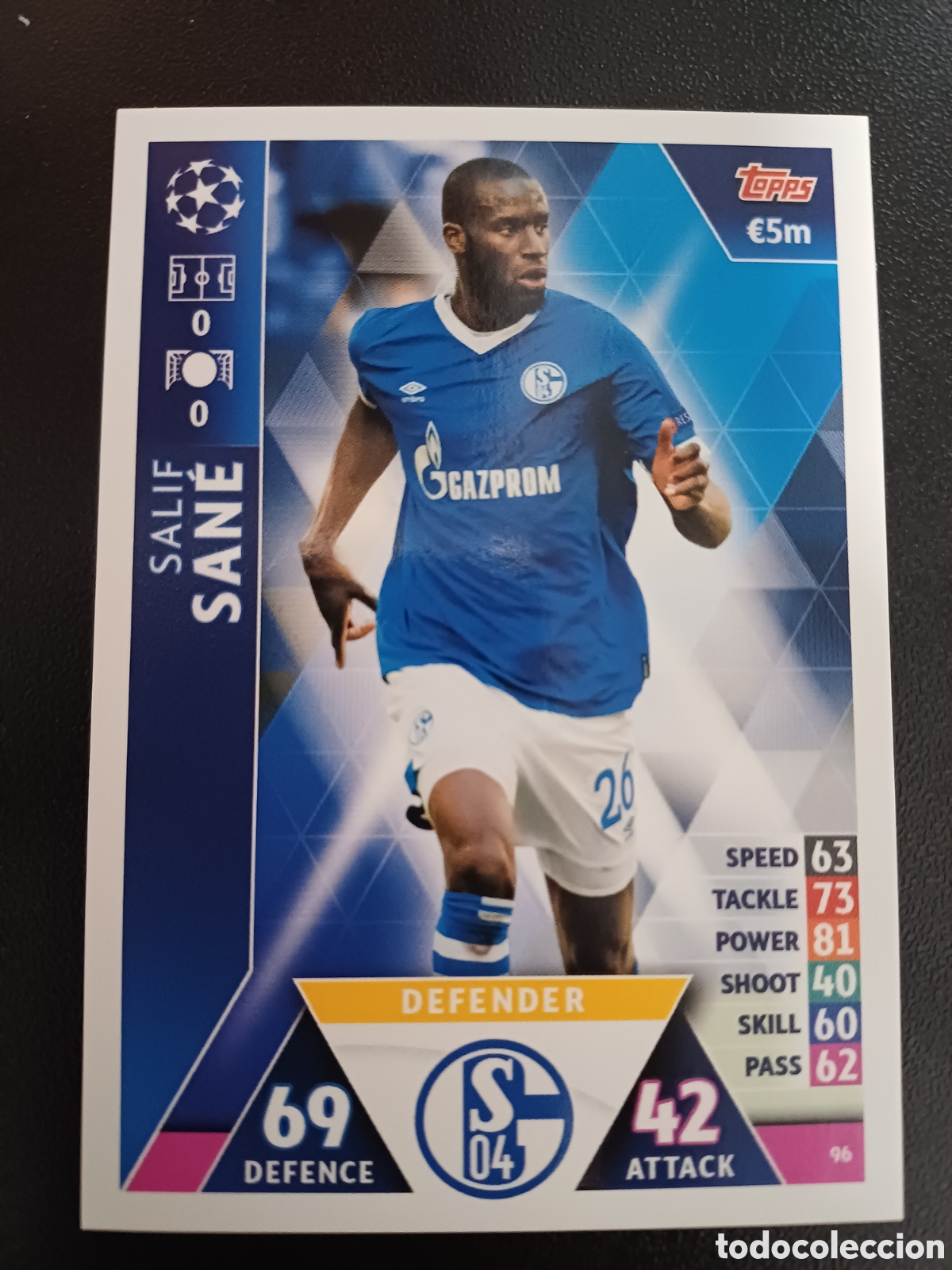 Sammelkarten: #096 SALIF SANE FC SCHALKE 04 TOPPS MATCH ATTAX 2018/19