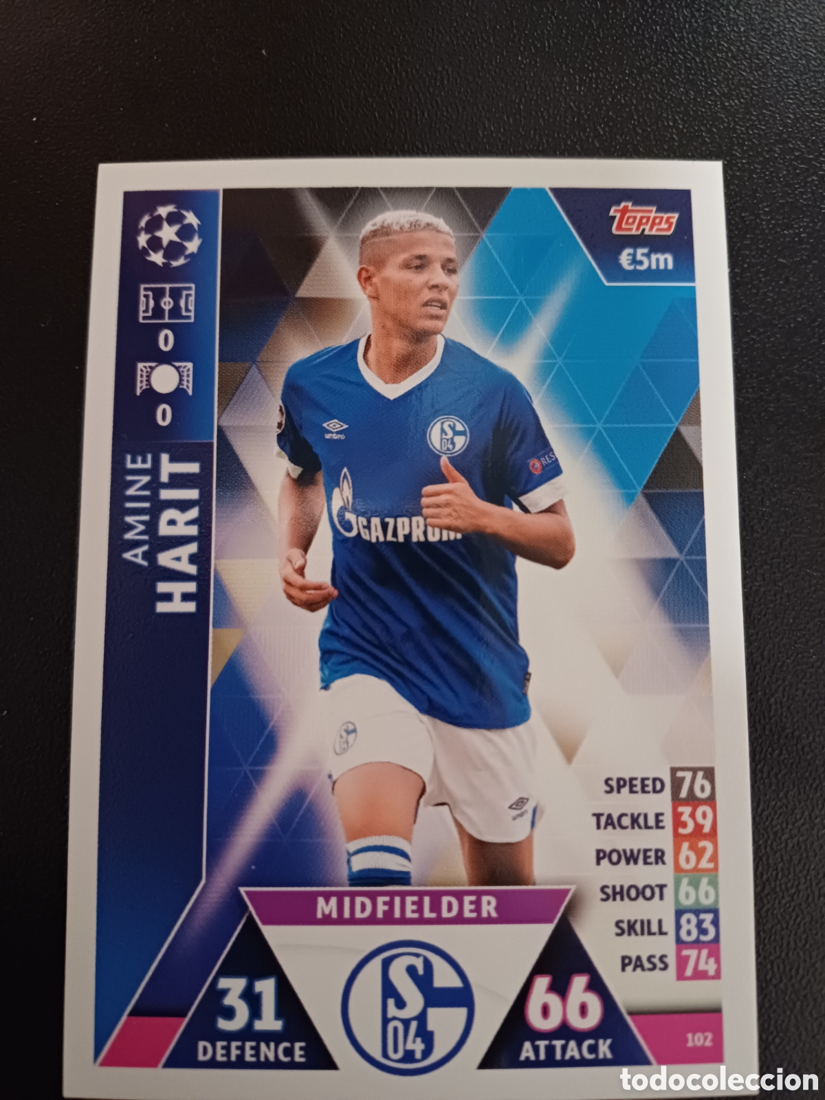 Sammelkarten: #102 AMINE HARIT FC SCHALKE 04 TOPPS MATCH ATTAX 2018/19