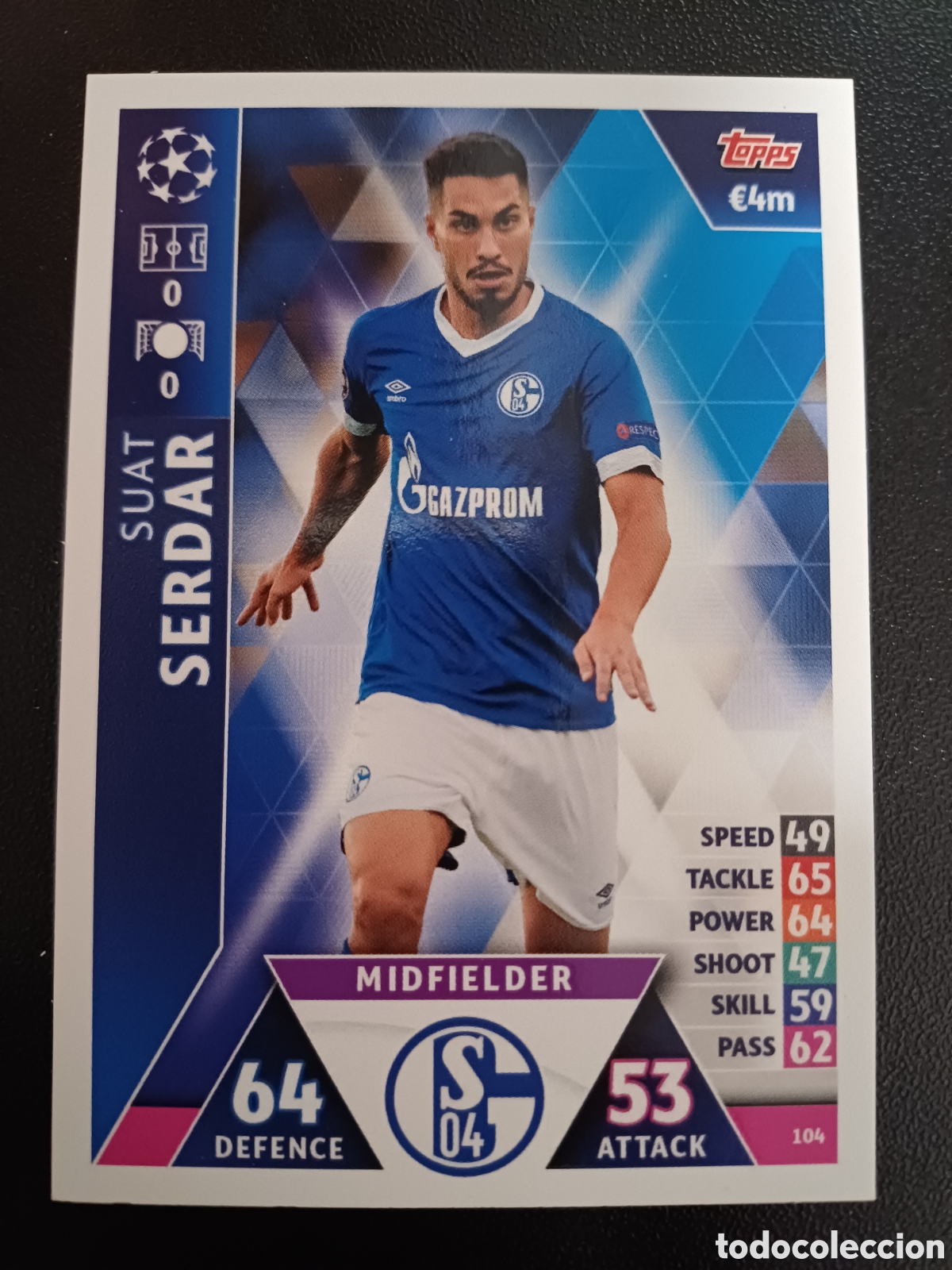Sammelkarten: #104 SUAT SERDAR FC SCHALKE 04 TOPPS MATCH ATTAX 2018/19
