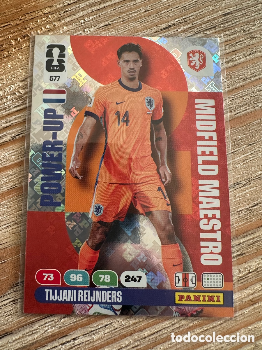 Trading Cards: REIJNDERS PAISES BAJOS MIDFIELD MAESTRO 577 ADRENALYN XL PANINI MUNDIAL WORLD CUP 2026 USA CAN MEX