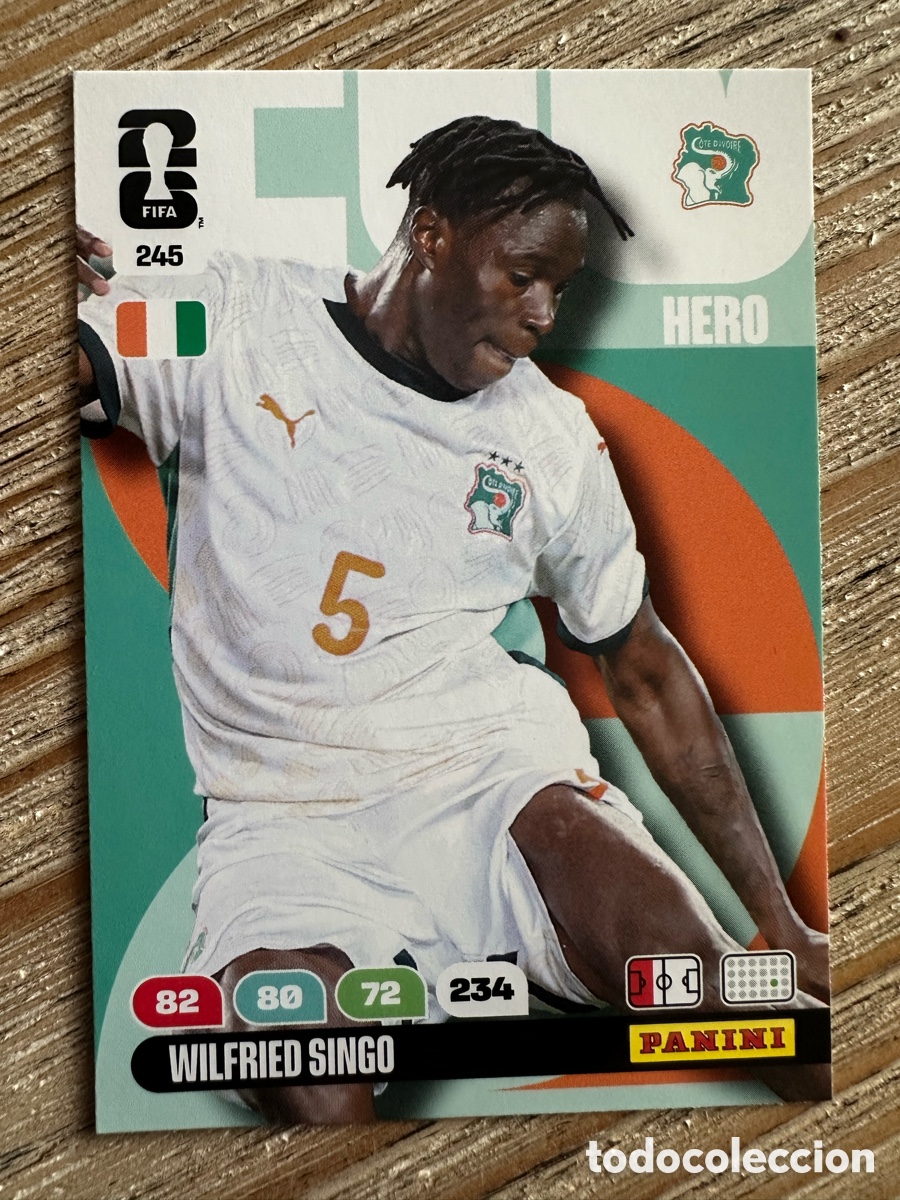 Trading Cards: WILFRIED SINGO COSTA DE MARFIL 245 ADRENALYN XL MUNDIAL 2026 WORLD CUP USA MEX CAN