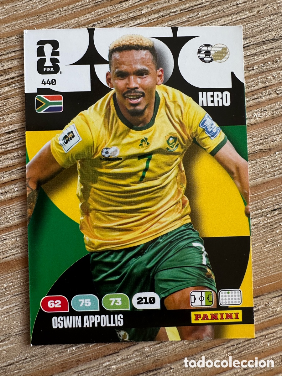 Trading Cards: OSWIN APPOLLIS SUDAFRICA 440 ADRENALYN XL MUNDIAL 2026 WORLD CUP USA MEX CAN