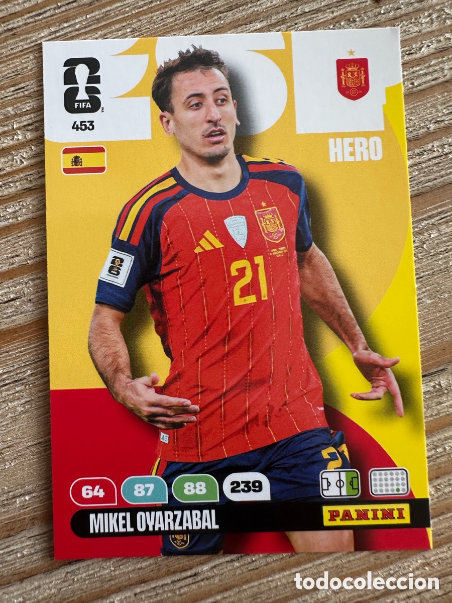 Trading Cards: MIKEL OYARZABAL ESPA&Ntilde;A 453 ADRENALYN XL MUNDIAL 2026 WORLD CUP USA MEX CAN