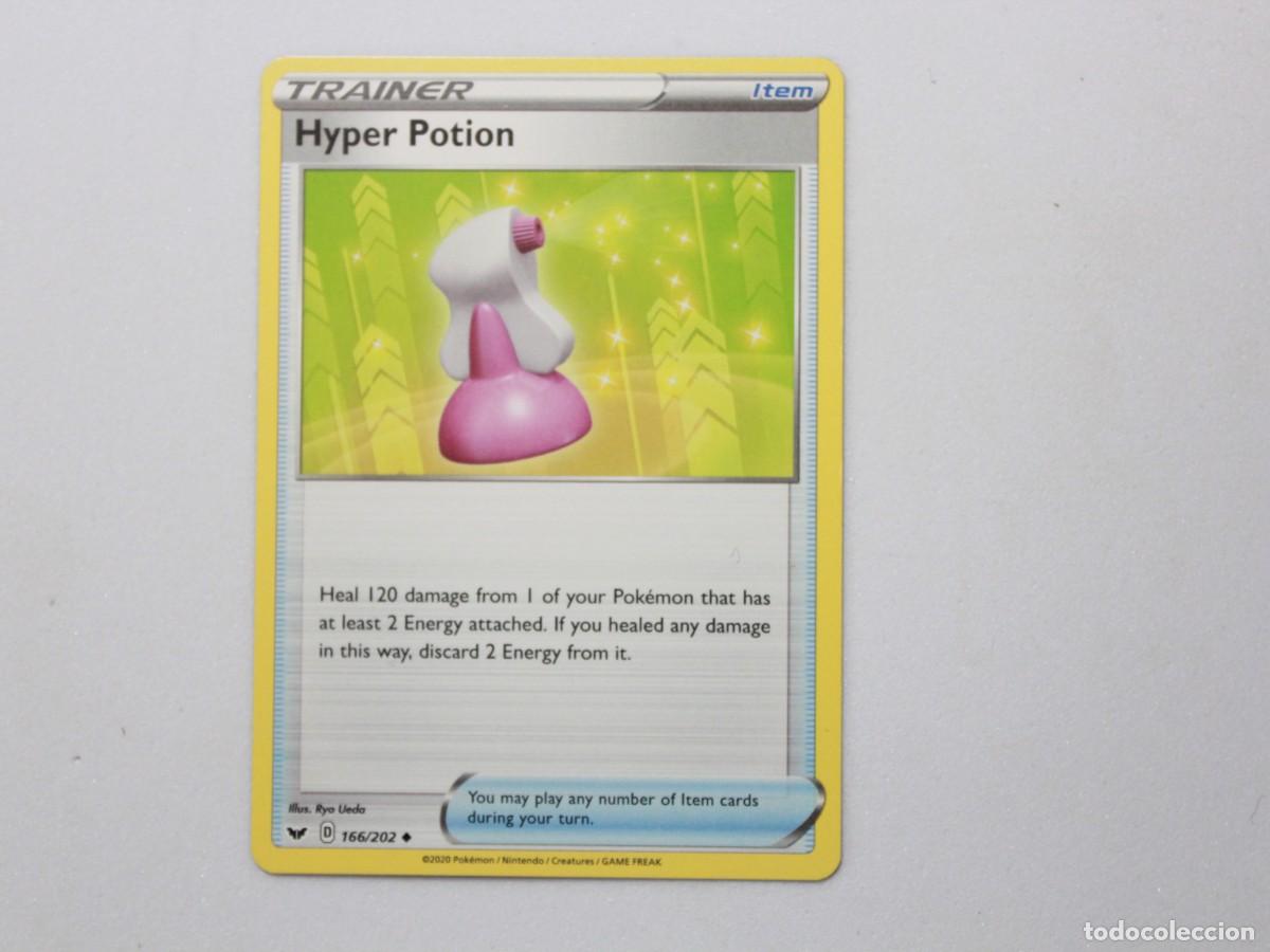 Trading Cards: Carta Pok&eacute;mon Hiperpoci&oacute;n Hyper Potion 166/202 Sword & Shield Trainer Item