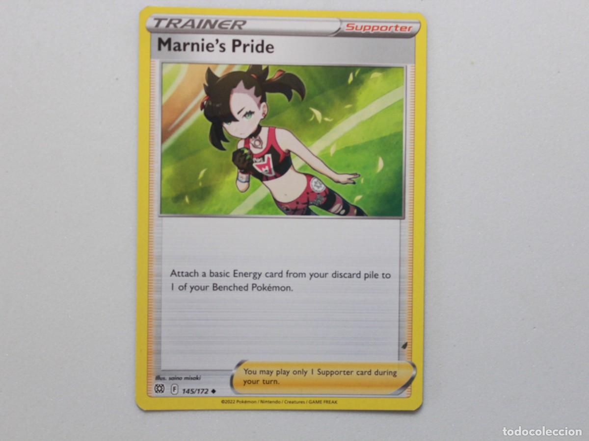 Trading Cards: Carta Pok&eacute;mon Orgullo de Marnie Marnie&rsquo;s Pride 145/172 Brilliant Stars