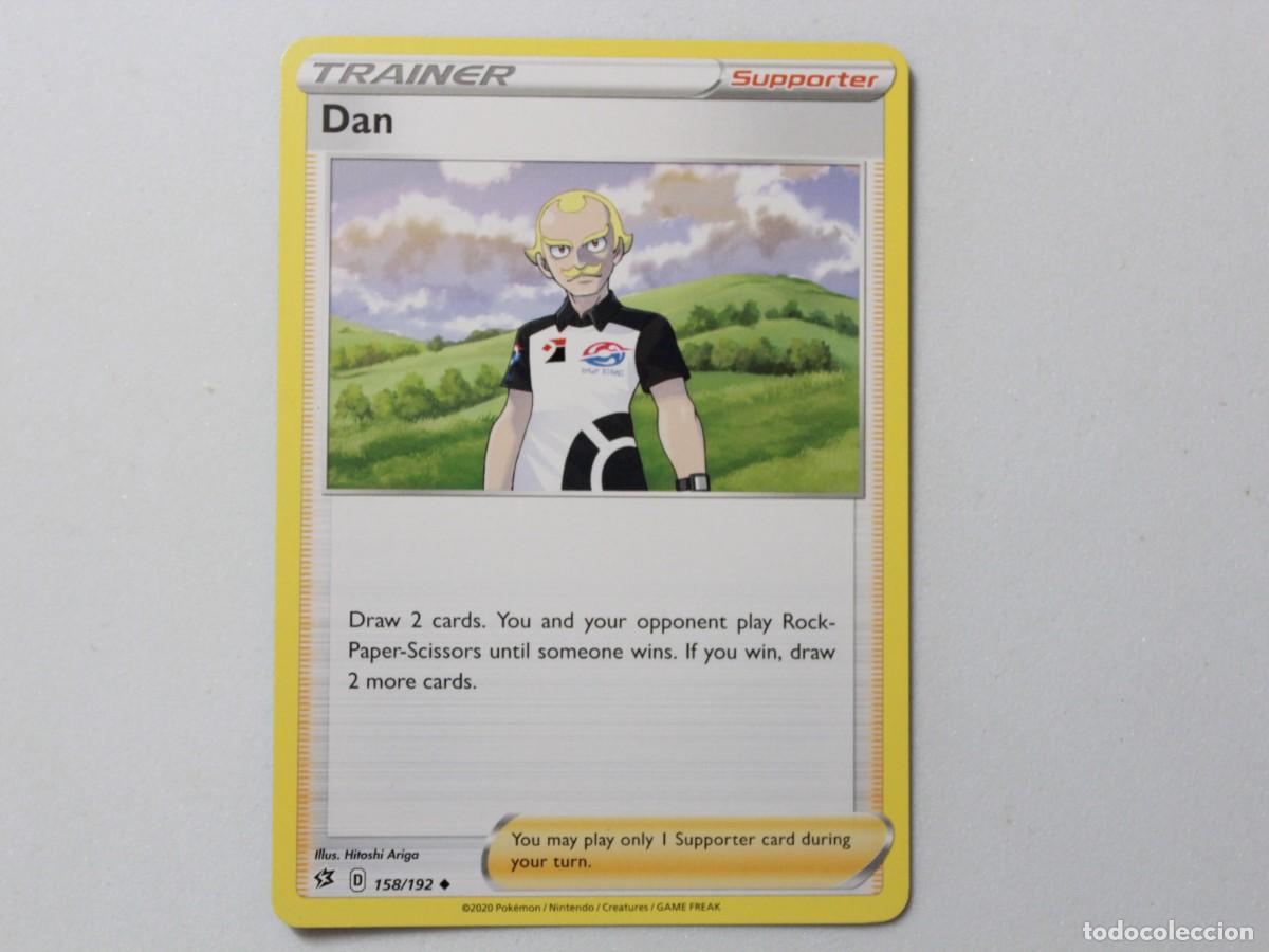 Trading Cards: Carta Pok&eacute;mon Dan 158/192 Rebel Clash Trainer Supporter