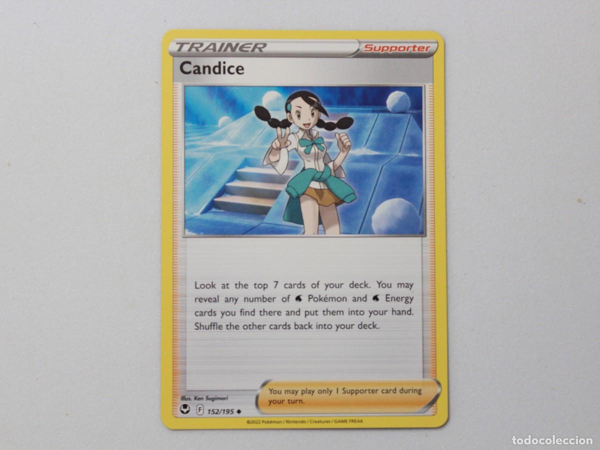 Trading Cards: Carta Pok&eacute;mon Candice 152/195 Silver Tempest Trainer Supporter