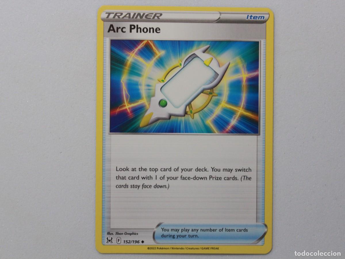 Trading Cards: Carta Pok&eacute;mon Arc Phone 152/196 Lost Origin Trainer Item