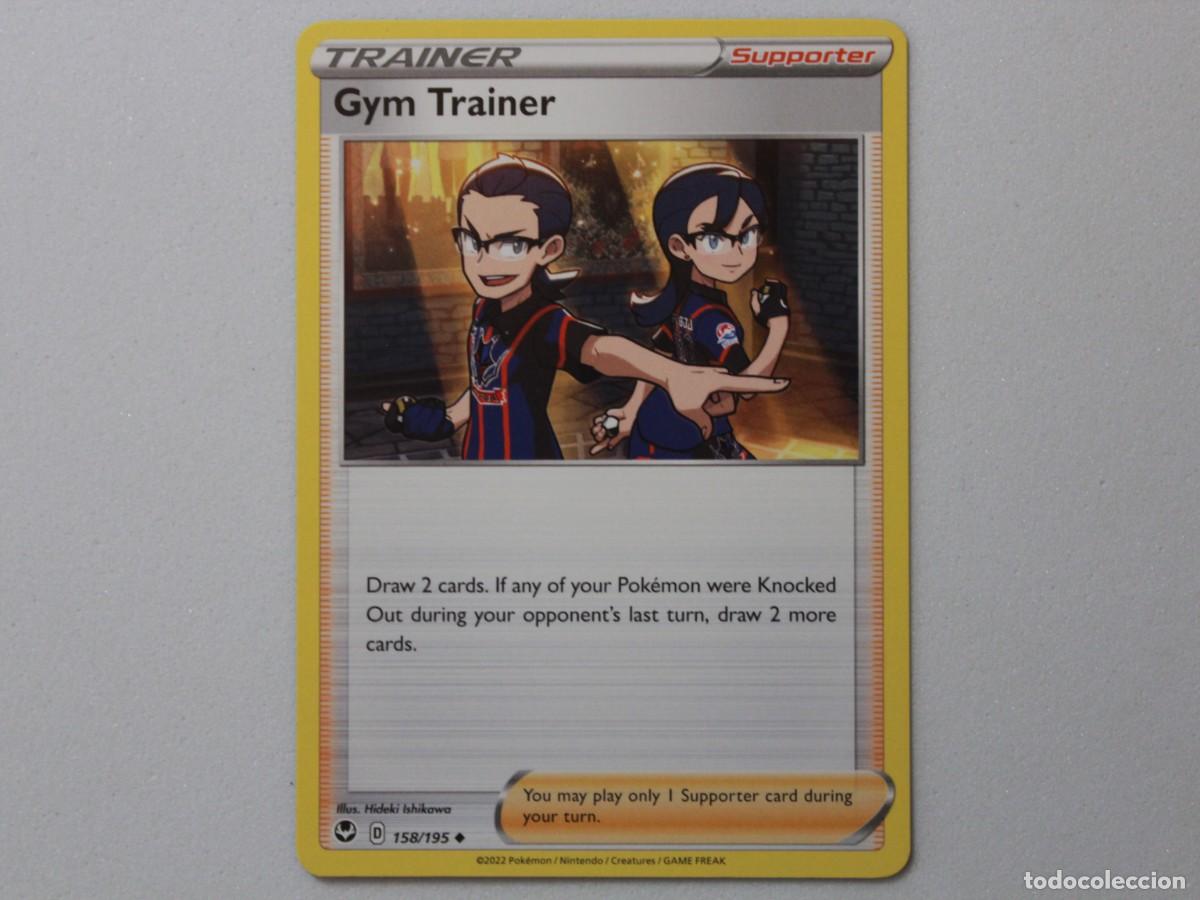 Trading Cards: Carta Pok&eacute;mon Gym Trainer 158/195 Silver Tempest Trainer Supporter