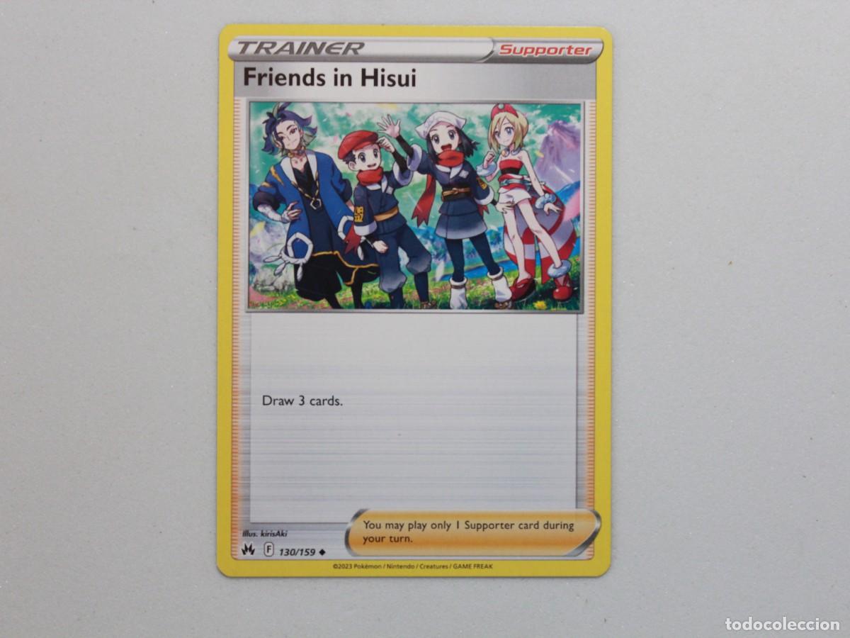 Trading Cards: Carta Pok&eacute;mon Friends in Hisui 130/159 Crown Zenith Trainer Supporter