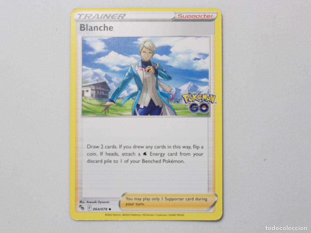 Trading Cards: Carta Pok&eacute;mon Blanche 064/078 Pok&eacute;mon GO Trainer Supporter