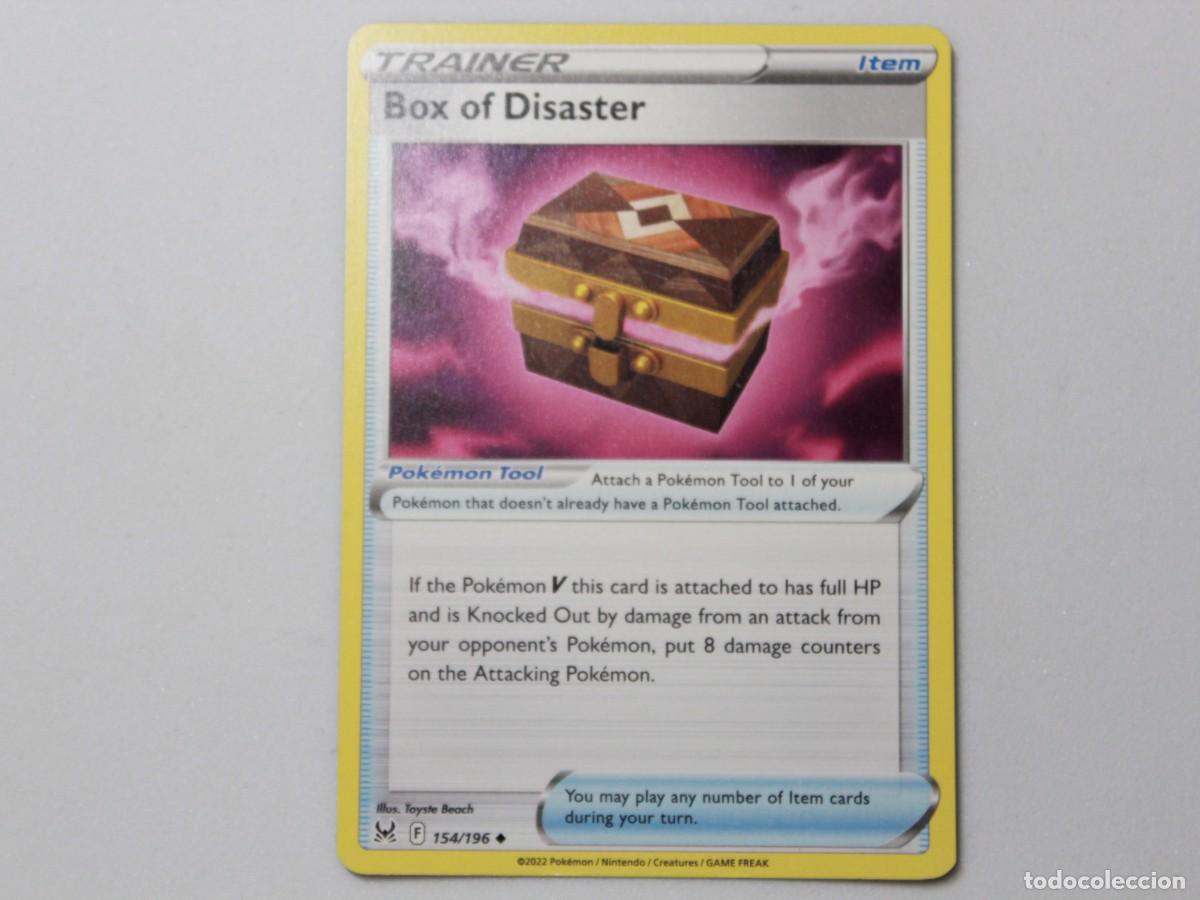 Cartas Colecion&aacute;veis: Carta Pok&eacute;mon Box of Disaster 154/196 Lost Origin Trainer Item