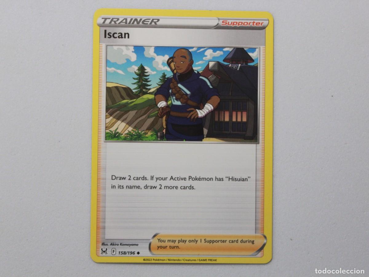 Trading Cards: Carta Pok&eacute;mon Iscan 158/196 Lost Origin Trainer Supporter