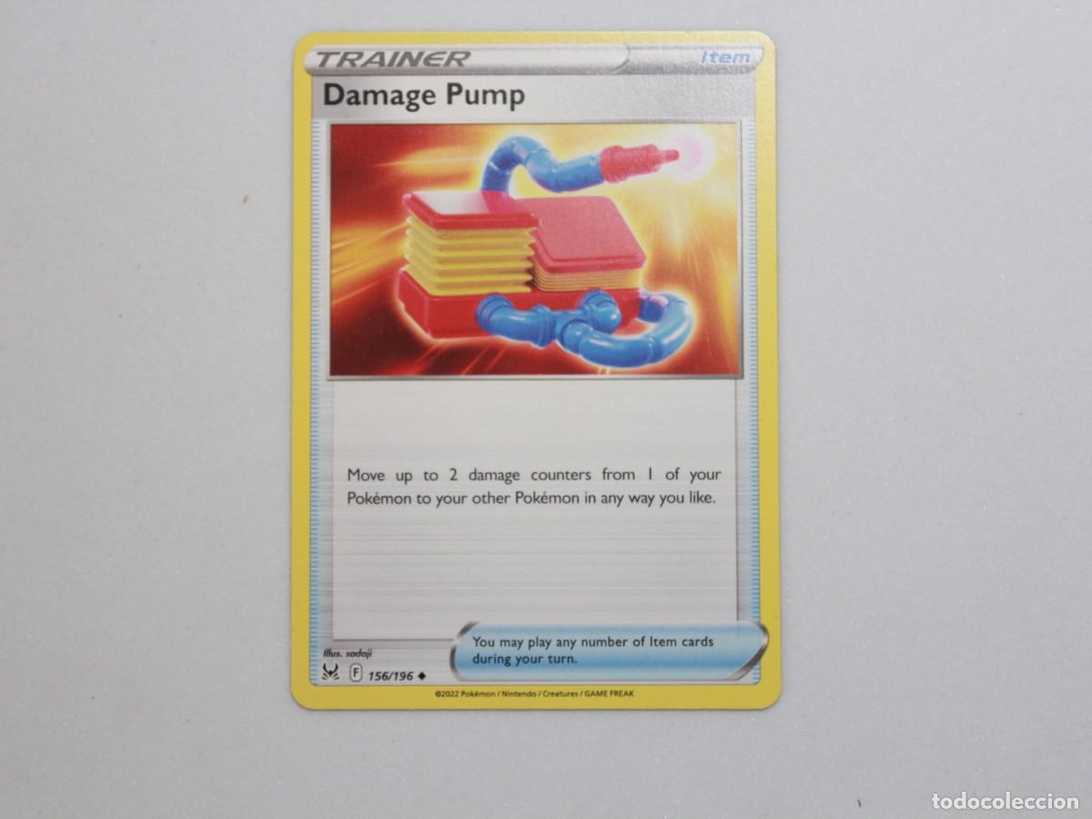Trading Cards: Carta Pok&eacute;mon Damage Pump 156/196 Lost Origin Trainer Item
