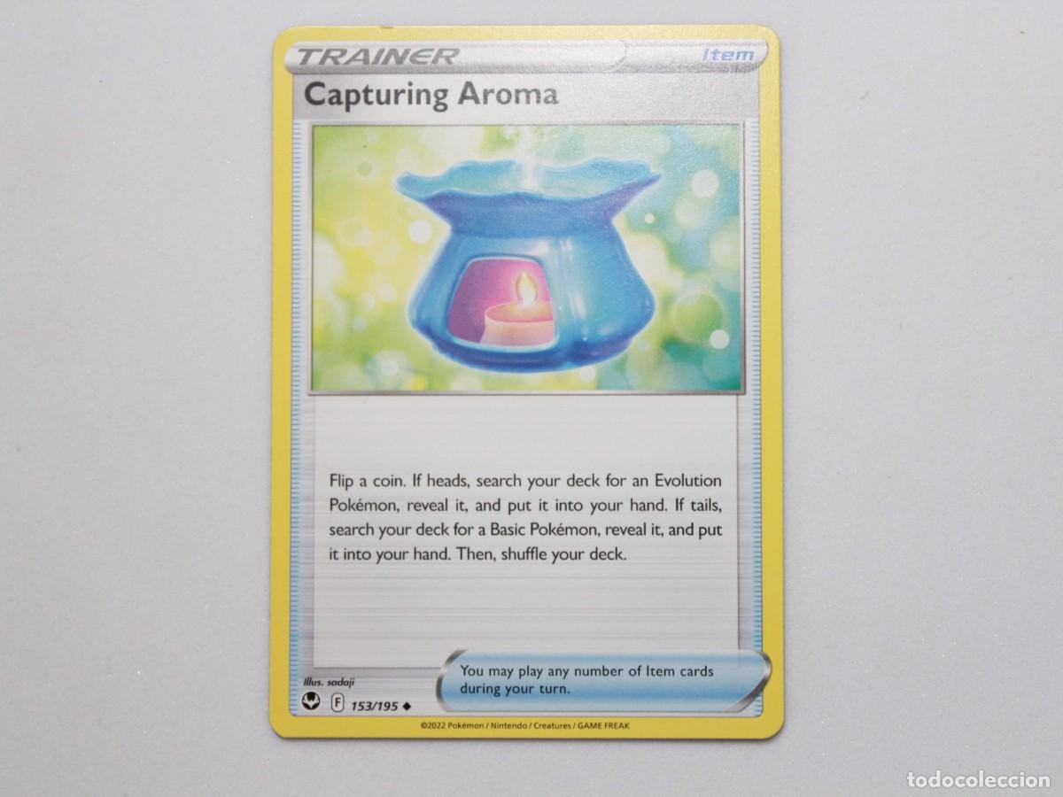 Trading Cards: Carta Pok&eacute;mon Capturing Aroma 153/195 Silver Tempest Trainer Item