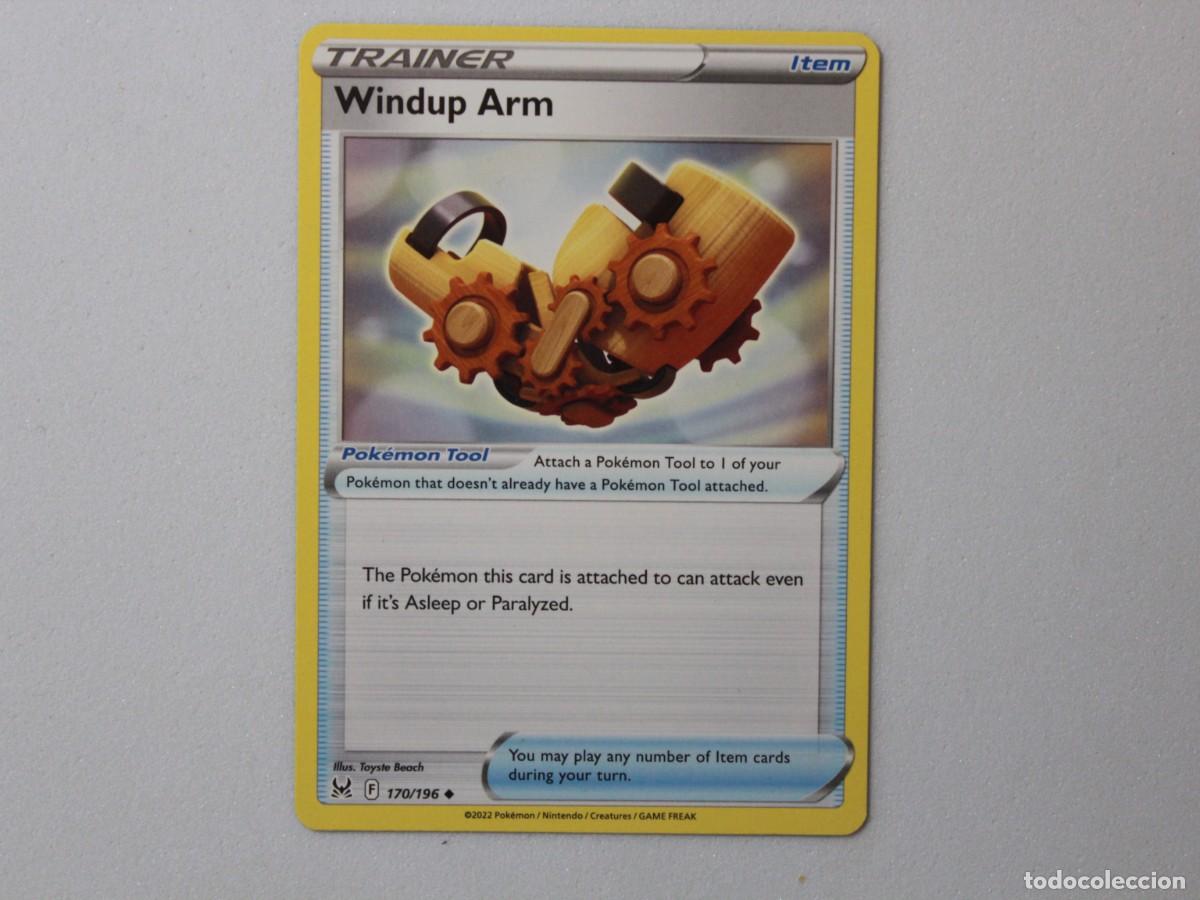Trading Cards: Carta Pok&eacute;mon Windup Arm 170/196 Lost Origin Trainer Item