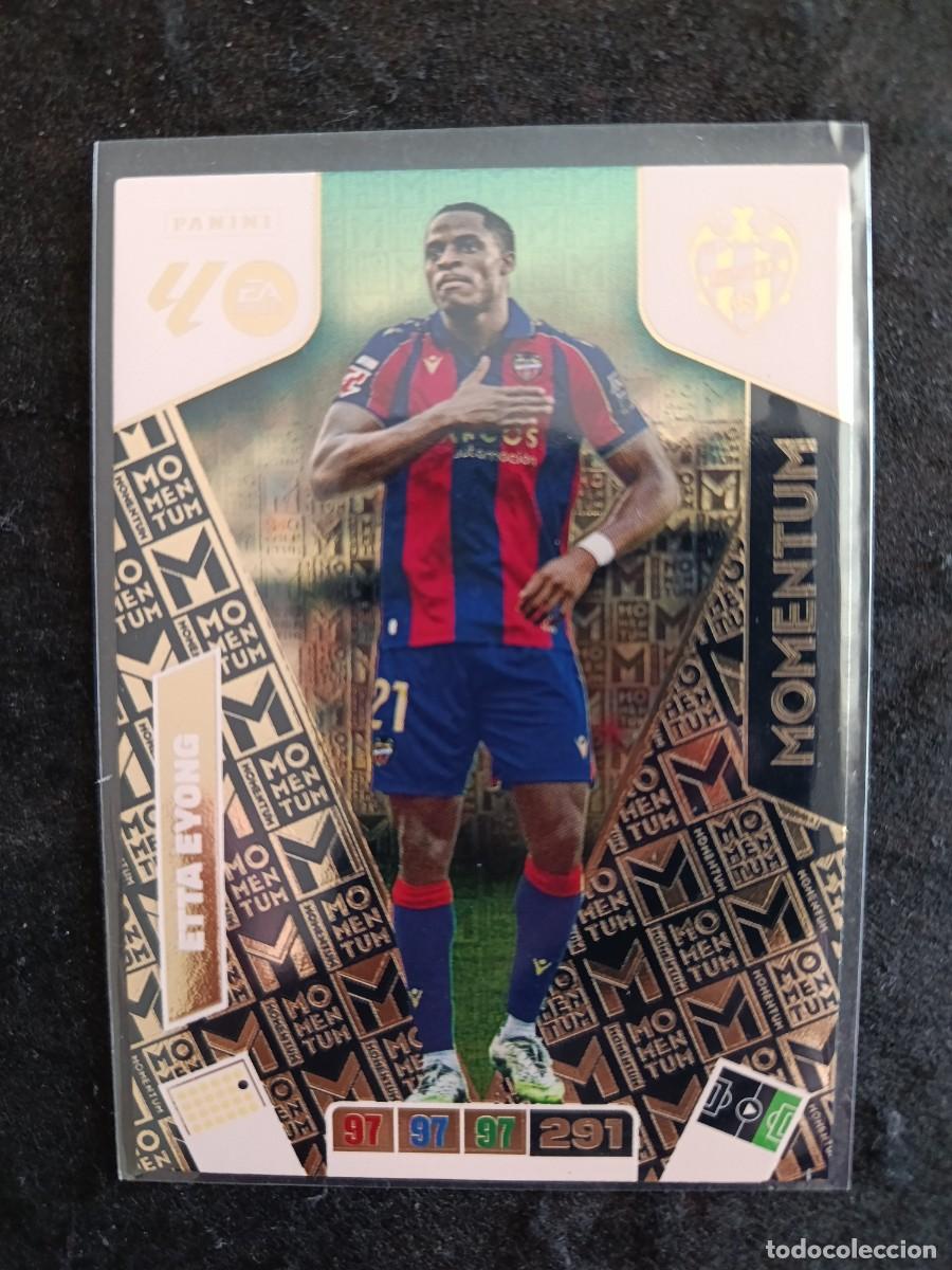Trading Cards: ADRENALYN XL 2025/26. ETTA EYONG &rdquo;MOMENTUM&rdquo; LEVANTE U.D.