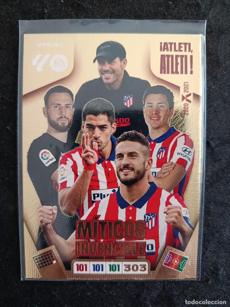 Trading Cards: ADRENALYN XL 2025/26. &iexcl; ATLETI, ATLETI! &rdquo;M&Iacute;TICOS INVENCIBLE&rdquo; AT.MADRID