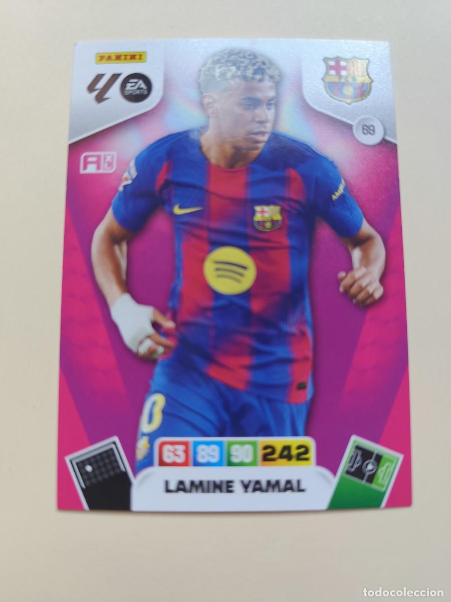Trading Cards: Adrenalyn Liga 2025/26. 69 Lamine Yamal - Barcelona. Editorial Panini.