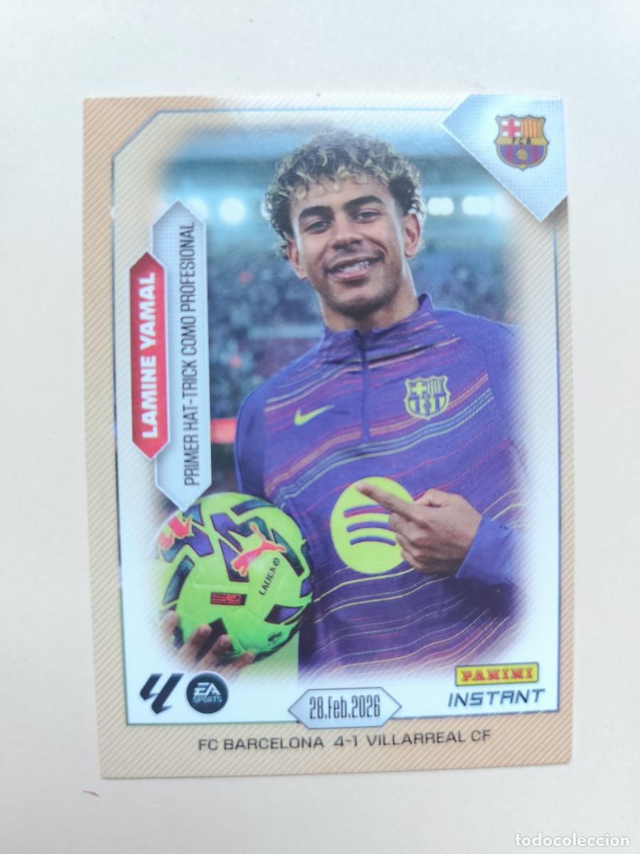 Trading Cards: Panini Instant LaLiga 2025/26. Lamine Yamal - Barcelona (primer hat trick como profesional)
