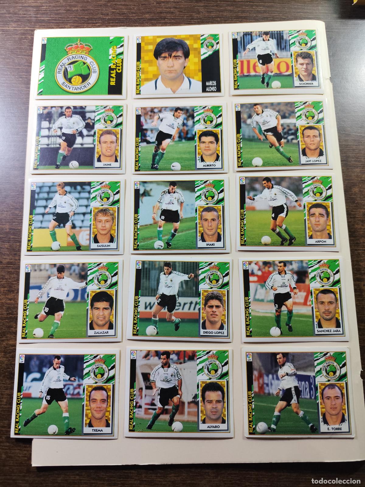 Trading Cards: Liga Este 1997/98. Racing Santander. Lote de 15 cromos nuevos sin pegar