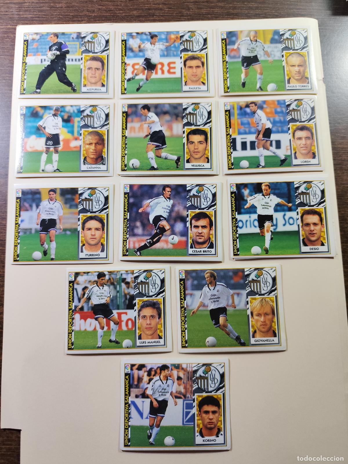 Trading Cards: Liga Este 1997/98. Salamanca. Lote de 12 cromos nuevos sin pegar