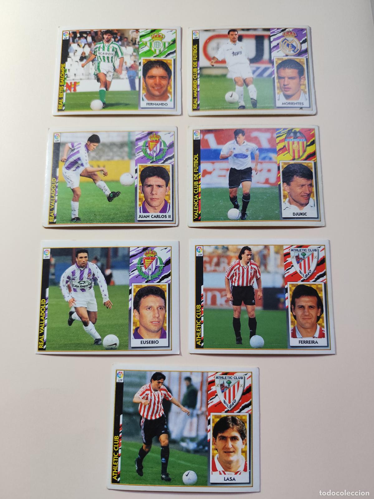 Trading Cards: Liga Este 1997/98. Valladolid. Lote de 7 cromos nuevos sin pegar (todos son ULTIMOS FICHAJES)