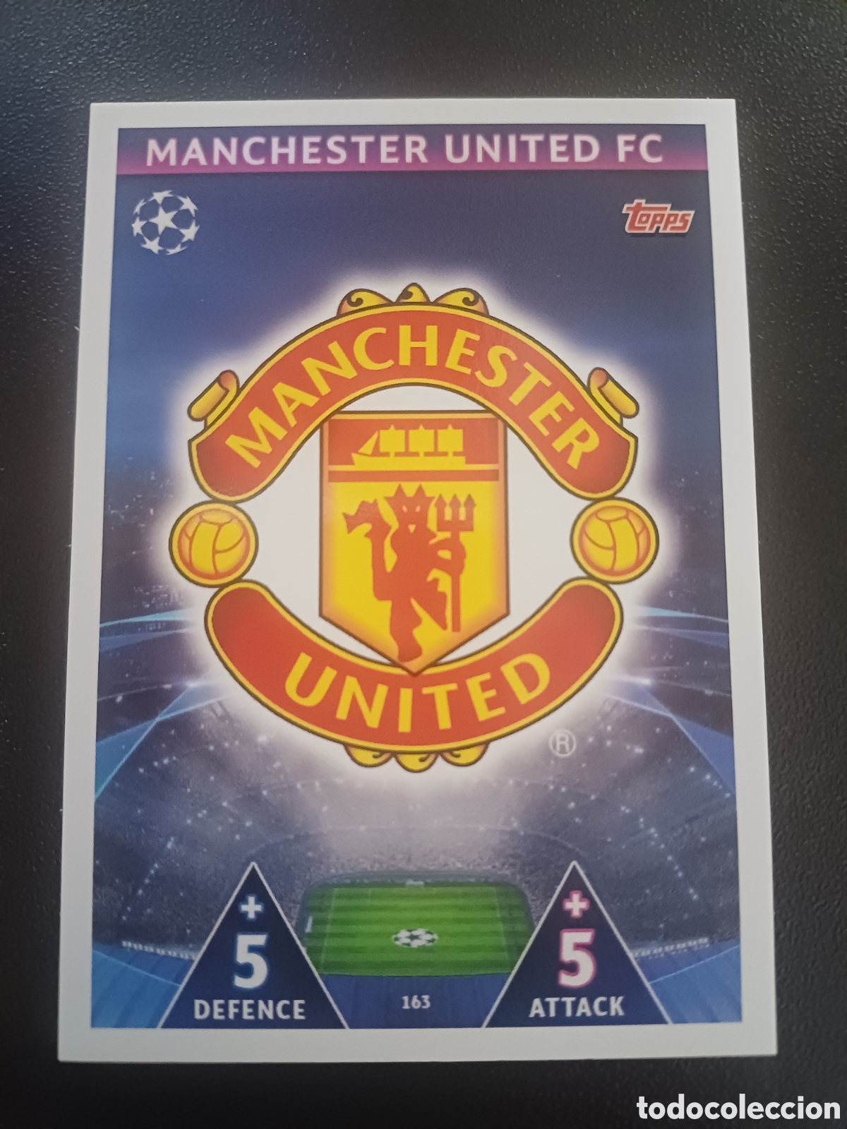 Trading Cards: #163 ESCUDO MANCHESTER CITY TOPPS MATCH ATTAX 2018/19