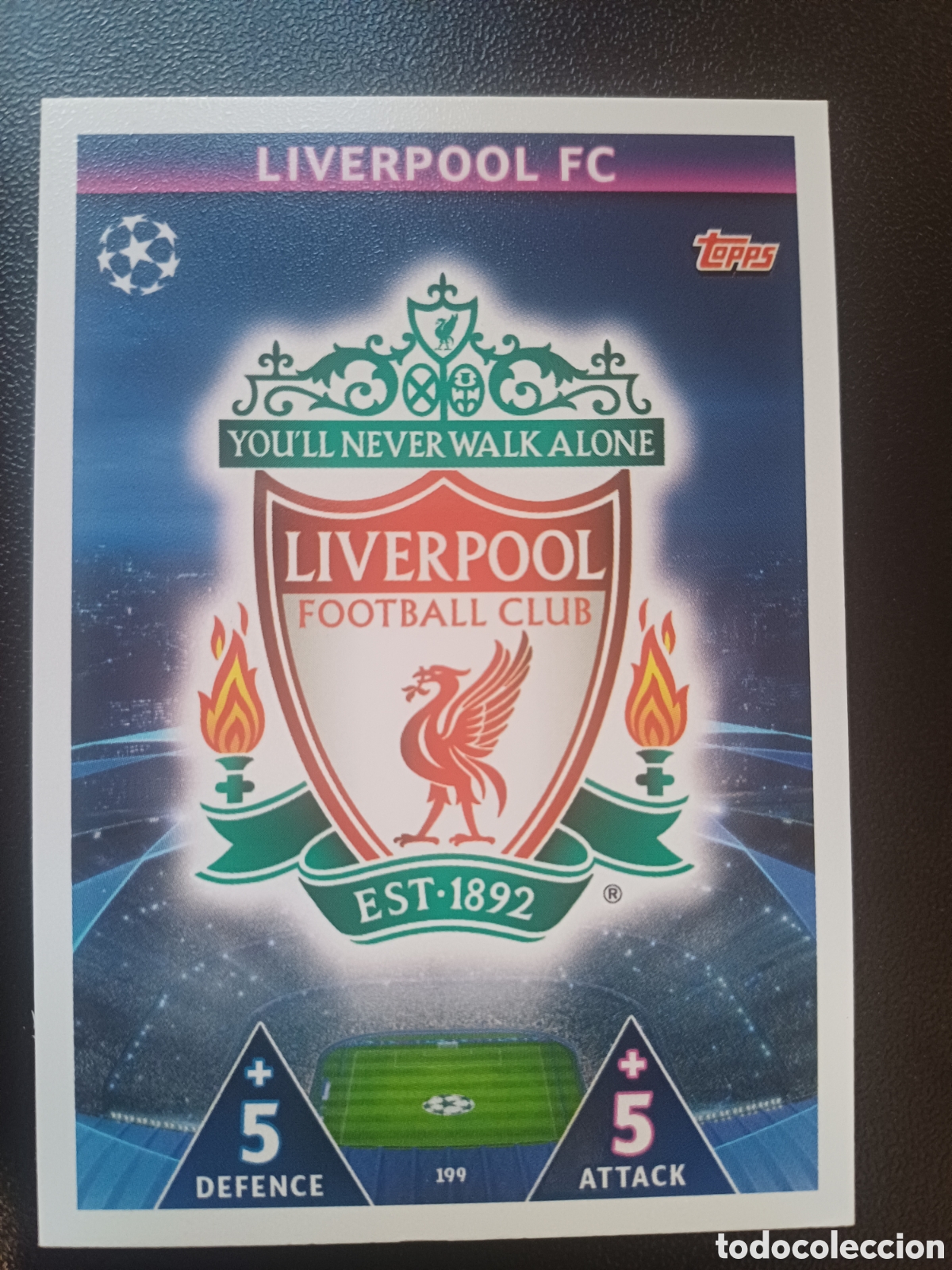 Figurine Collezionabili: #199 ESCUDO LIVERPOOL FC TOPPS MATCH ATTAX 2018/19
