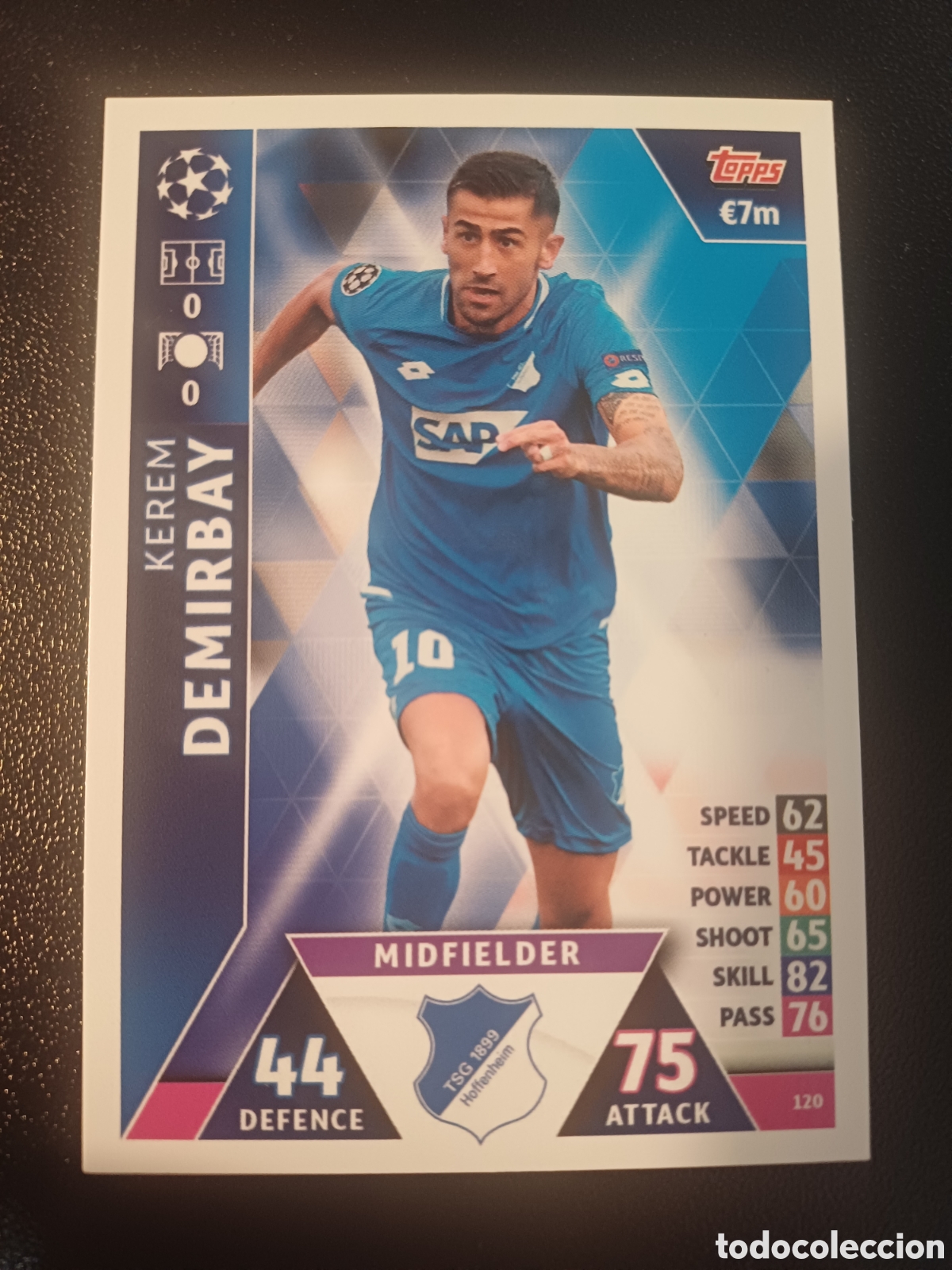 Trading Cards: #120 KEREM DEMIRBAY TSG 1899 HOFFENHEIM TOPPS MATCH ATTAX 2018/19