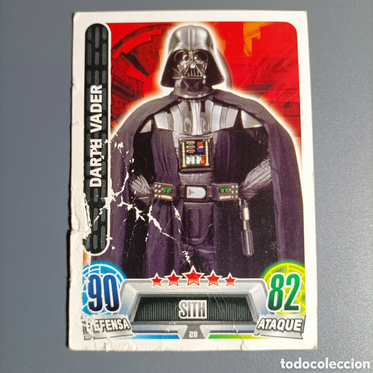 Trading Cards: Topps Star Wars Force Attax de Darth Vader, № 28