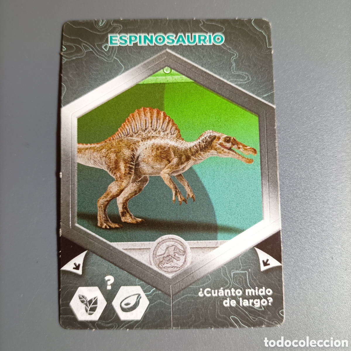 Trading Cards: Jurassic World de Supermercados DIA. №45/64 ESPINOSAURIO